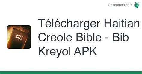 haitian creole bible app